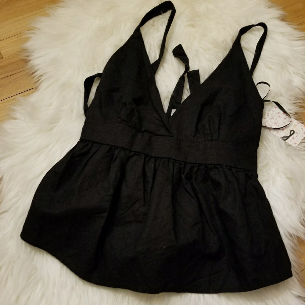Free People Black Tank Top - Picture 7 of 8